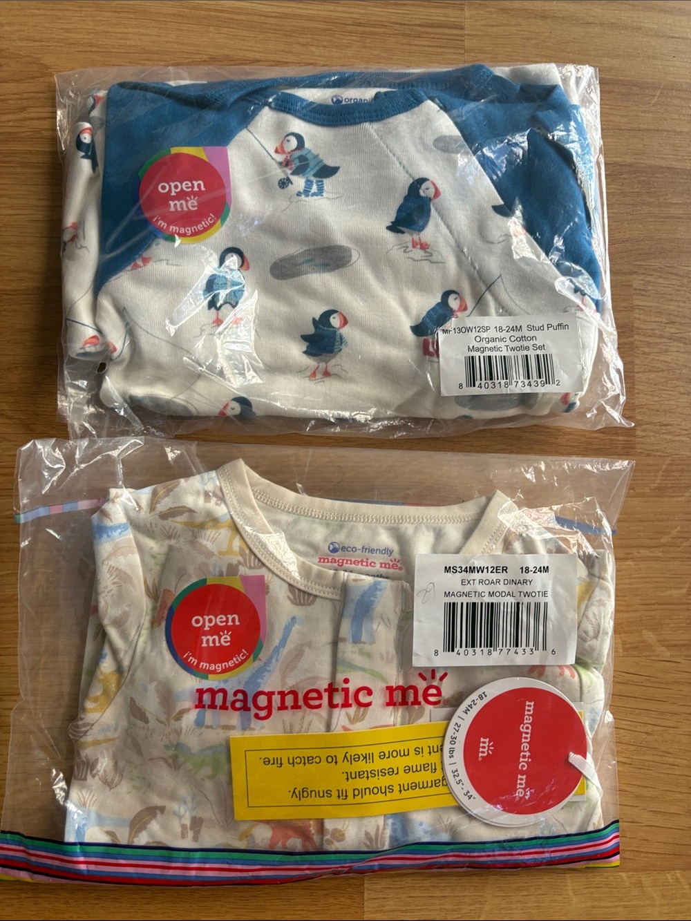 Magnetic me pajamas size 18-24 BUNDLE OF 2
NWT !  modal magnetic toddler twotie